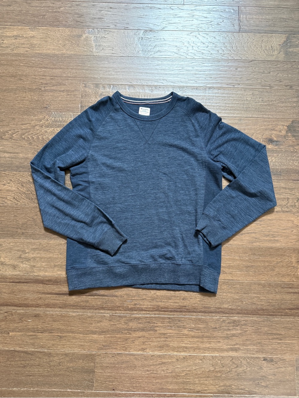 Champion Men's Crewneck Sweater in Navy Blue